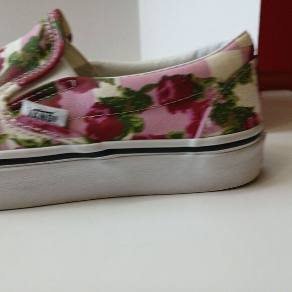 Vans Classic Slip-on Romantic Floral Canvas Pink  Shoes  Womens 7-Mens 5.5 - Picture 11 of 16